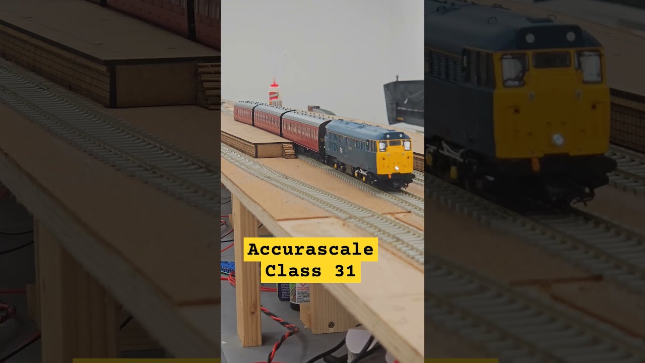 Accurascale Class 31 Departing New Junction Model Railway Station Oogauge Modelrailroad