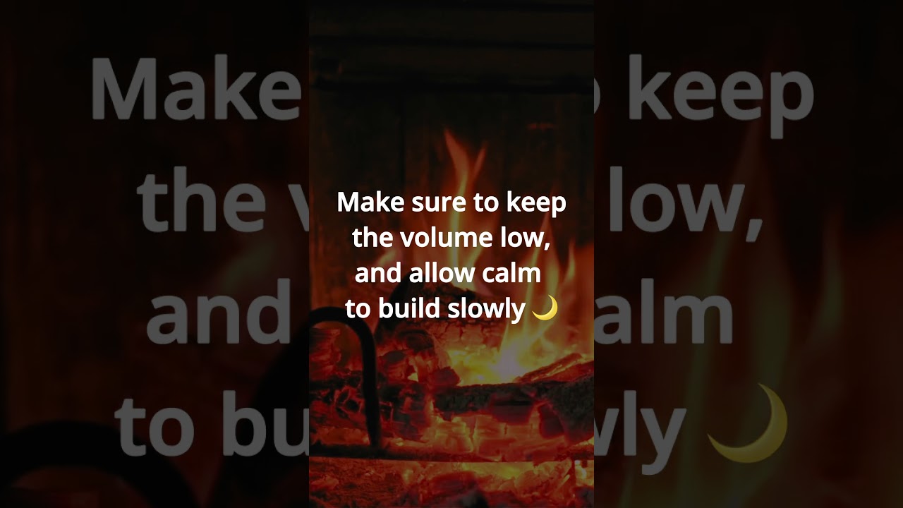 Brown Noise + Fireplace Crackle | Cozy Masking for Tinnitus Relief