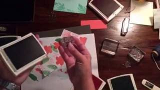 Replay of Live Periscope, Fun Fold card, Stampin' Up! screenshot 5