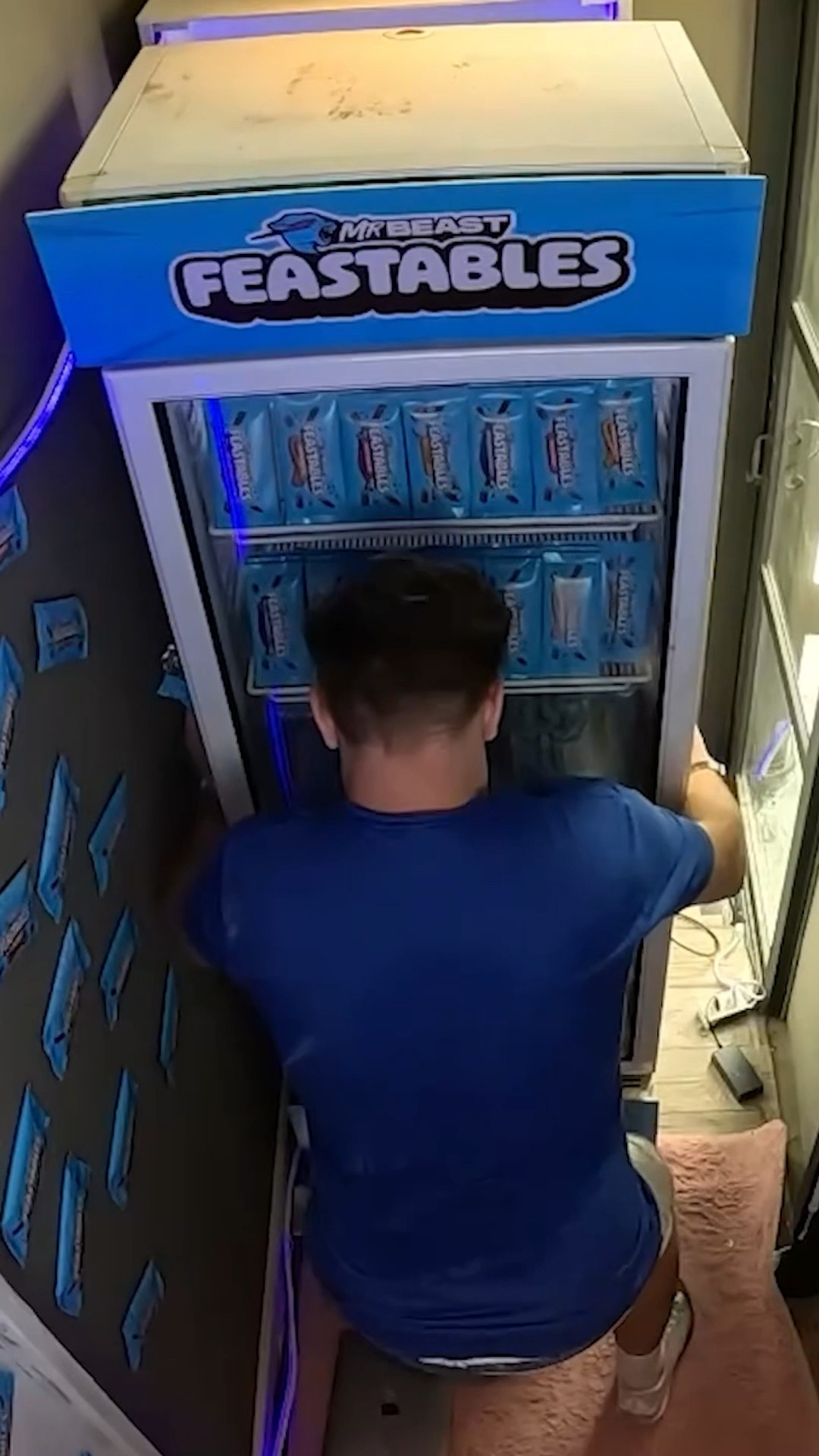 I built a secret room behind the refrigerator #funny #comedy #challenge