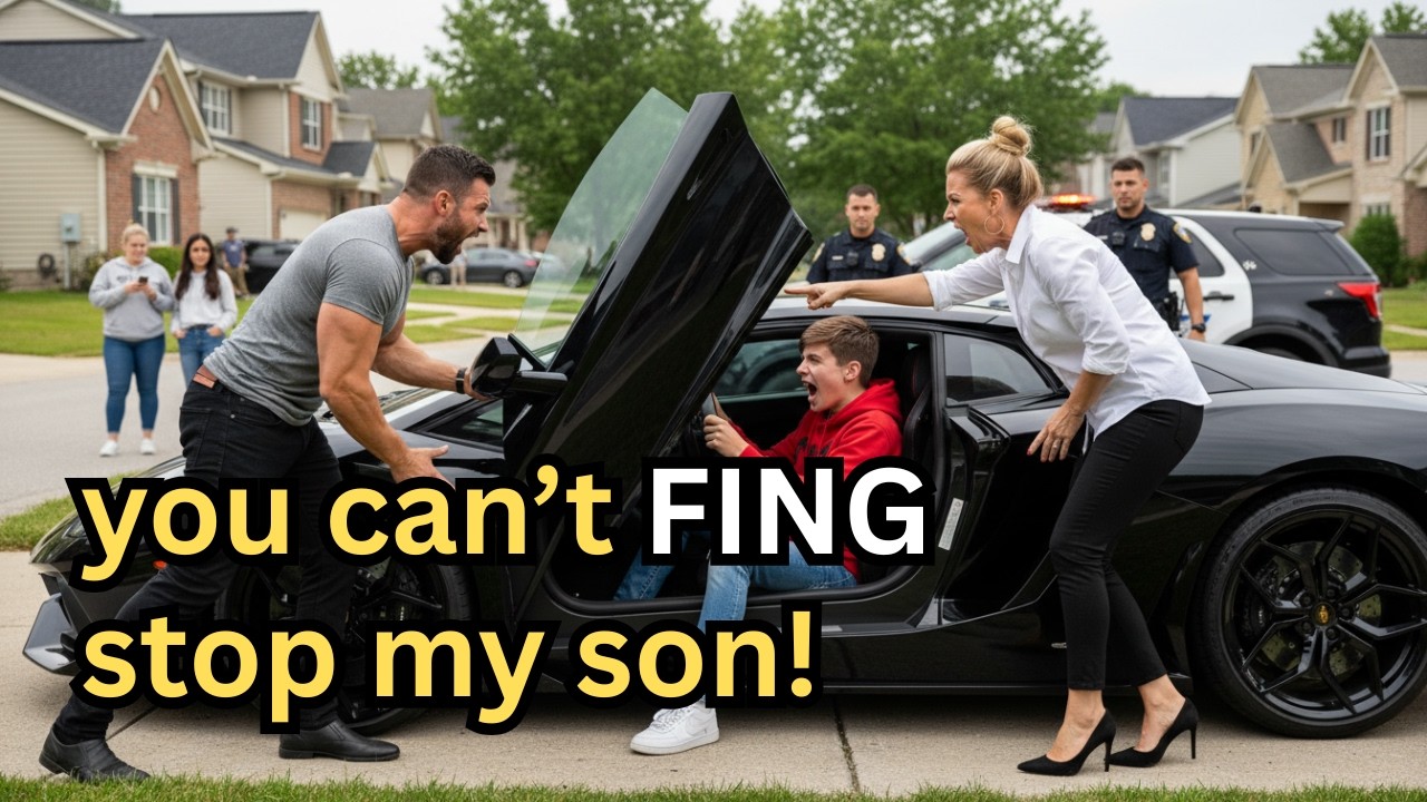 Karen’s Son Tried to Steal My Lamborghini—Said His Mom Could Do Anything—Got Arrested Instead!