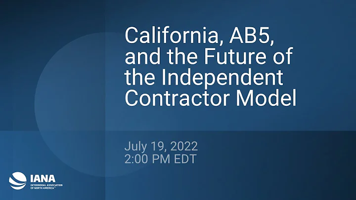 California, Ab5, and the Future of the Independent Contractor Model