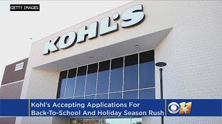 Kohl's Is Already Hiring Seasonal Workers For The Holidays
