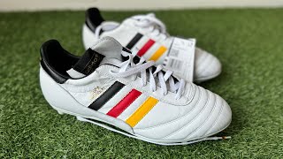 Adidas Copa Mundial FG Iconic Boots Review (German Colours) | Unboxing & On Feet ASMR (4K) screenshot 3