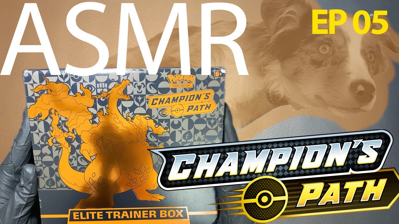 ASMR Opening Champion's Path Pokemon Cards Elite Trainer Box #5 | NO TALKING |SILENT | RELAXING |