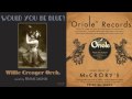 1929, Would You be Blue?, Willie Creager Orch. HD 78rpm