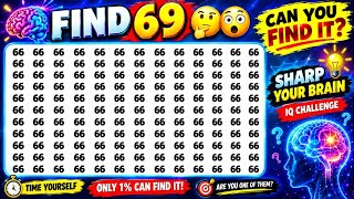 Information 99% Will Fail This Number Puzzle! 😱 Find 69 News