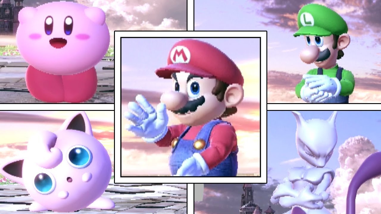 Every Character's Clapping Animation In Super Smash Bros Ultimate (No  Contest) - YouTube