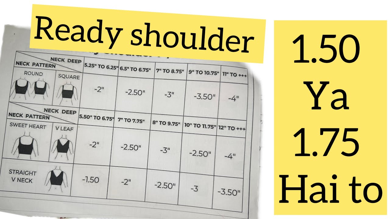 Blouse Shoulder Girta Hai? Ready Shoulder 1.50 hai tho | perfect fitting secret #blouse #kurti 