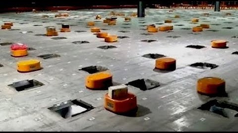 Robots sorting system helps Chinese company finish at least 200,000 packages a day in the warehouse
