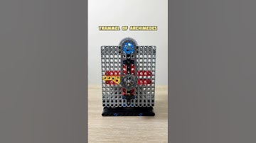 Trammel of Archimedes Using LEGO #mechanism #mechanical #trammel #lego #legotechnic #technic