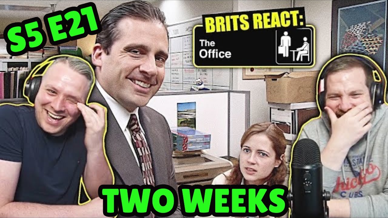 British Guys HILARIOUS The Office Reaction | Season 5 Episode 21 (Two Weeks)