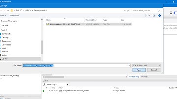 AdventureWorks MoreSPP Setup MySQL