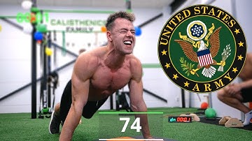 Calisthenics Athletes try US ARMY Fitness Test without Practice...  (Birthday Special🎉)