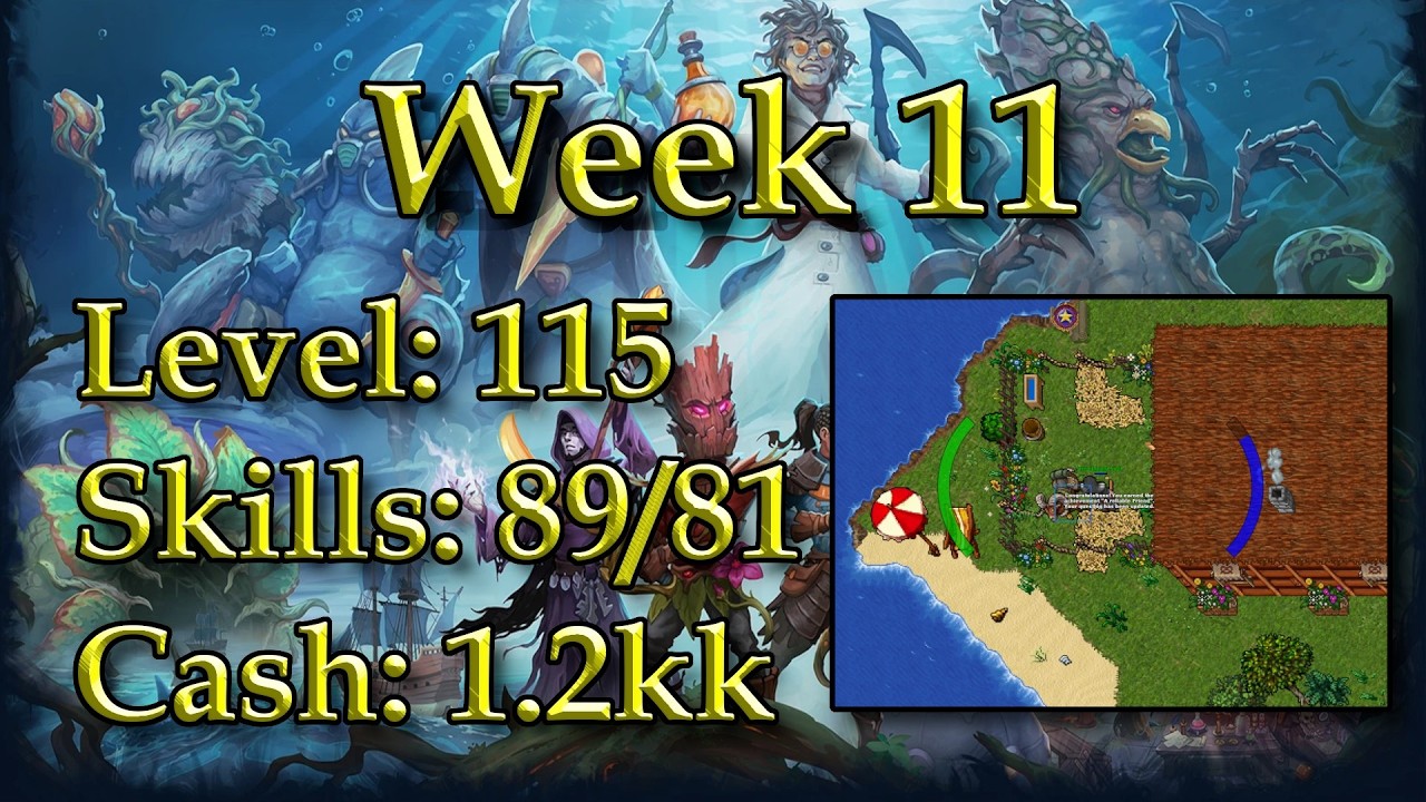 Tibia Today Tibia 1 Hour a Day Progression | Week 11 | The GOAT - YouTube