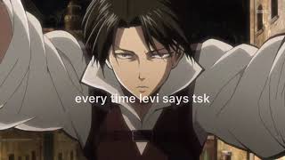 every time levi says tsk (subbed)