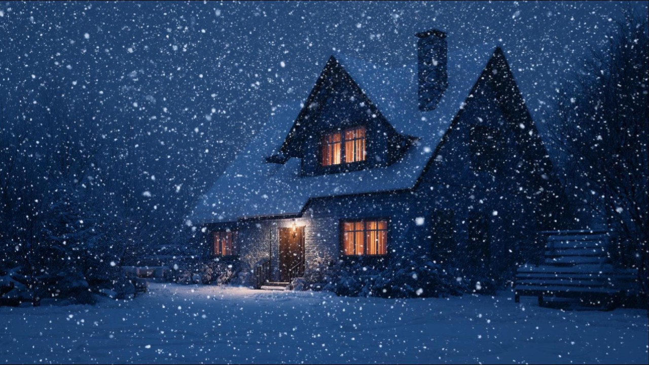 Deep Sleep Winter Storm Sounds | Blizzard for Relaxation & Insomnia Relief