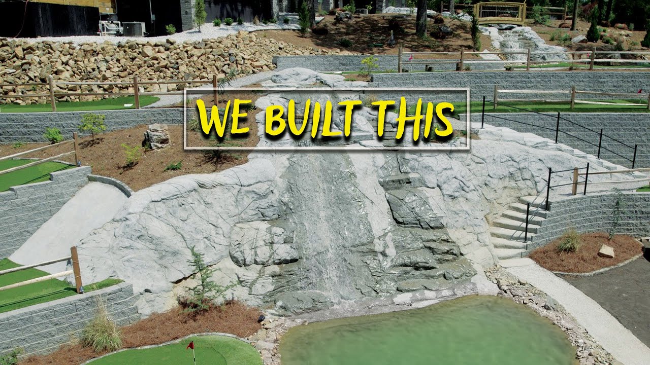 The Wildest Feature at Our Airbnb: A 120ft Concrete Waterfall Build with a 16ft CASCADE