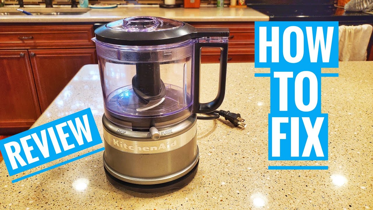 KitchenAid 5-Cup Chopper: How to take the lid on and off 😊  I had a  question about taking the lid on and off for the KitchenAid 5-cup chopper -  here's a