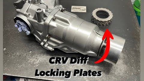 How to install clutch lock out plates AWD Honda CRV diff