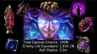 [PoE 3.27] Explodemaxxing Corrupting Fever Elementalist // EXPENSIVE BUILD