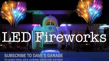 LED Fireworks Outdoor Lighting Arduino ESP32 with Source Code
