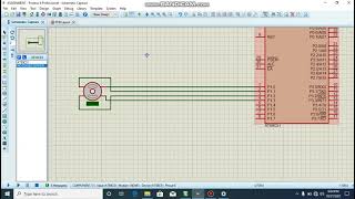 Stepper Motor Assembly Language Program Using 89C51 On (KEIL & PROTEUS)