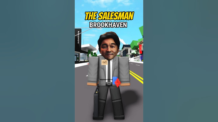 How to make THE SALESMAN in brookhaven (Squid game 2) #shorts