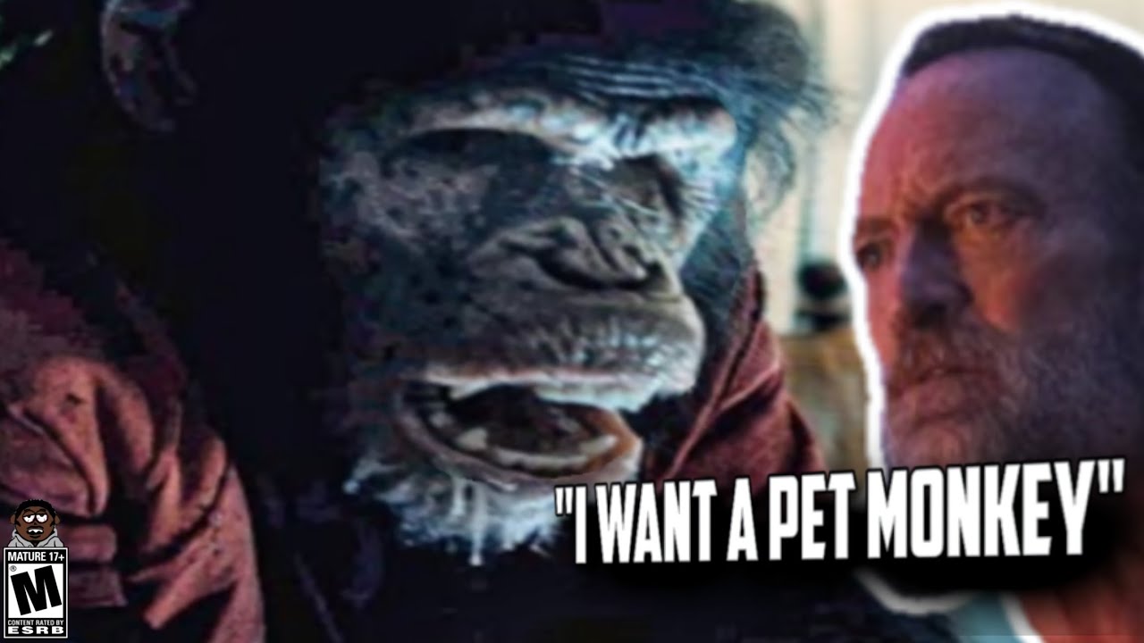 THE DAD FROM PRIMATE MOVIE IS DUMB.