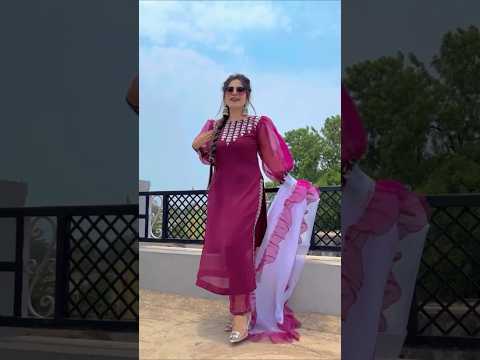 Beautiful Party Wear Purple Punjabi Dress Rohit Fashion Club
