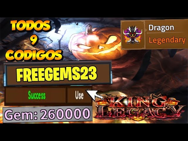 REVELEI TODOS OS NOVOS CODIGOS KING LEGACY 2023!