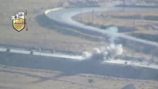 Insurgents Rocket Blows Up Syrian Tank
