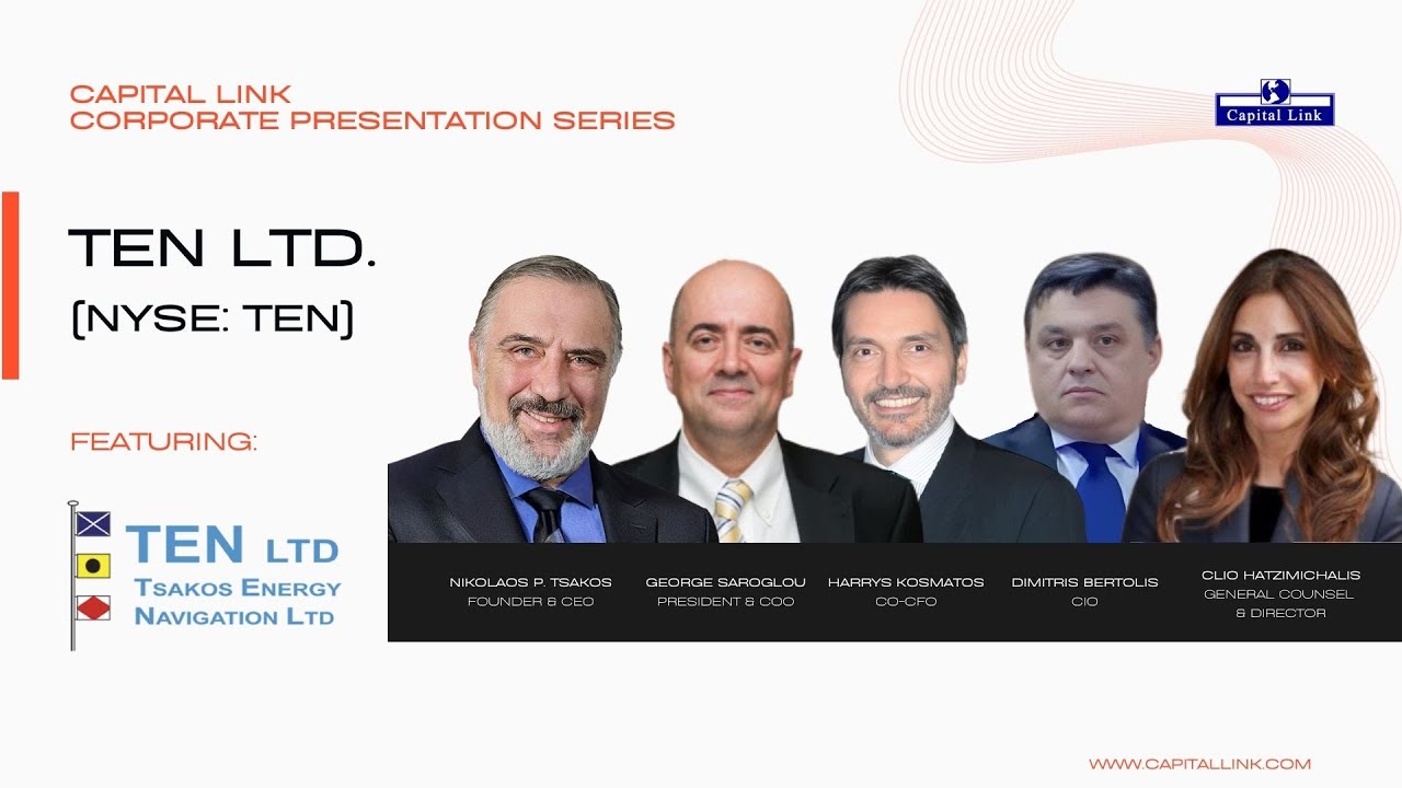 Capital Link 2026 Corporate Presentation Series - TEN Ltd.