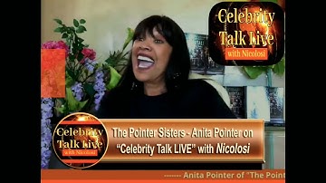 "The Pointer Sisters- Anita Pointer on "Celebrity Talk LIVE" with Nicolosi"