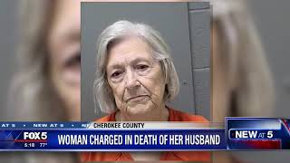 Cherokee County woman charged in death of her husband