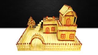 How to Make a Match Stick House NOT FIRE - Match Stick Craft House