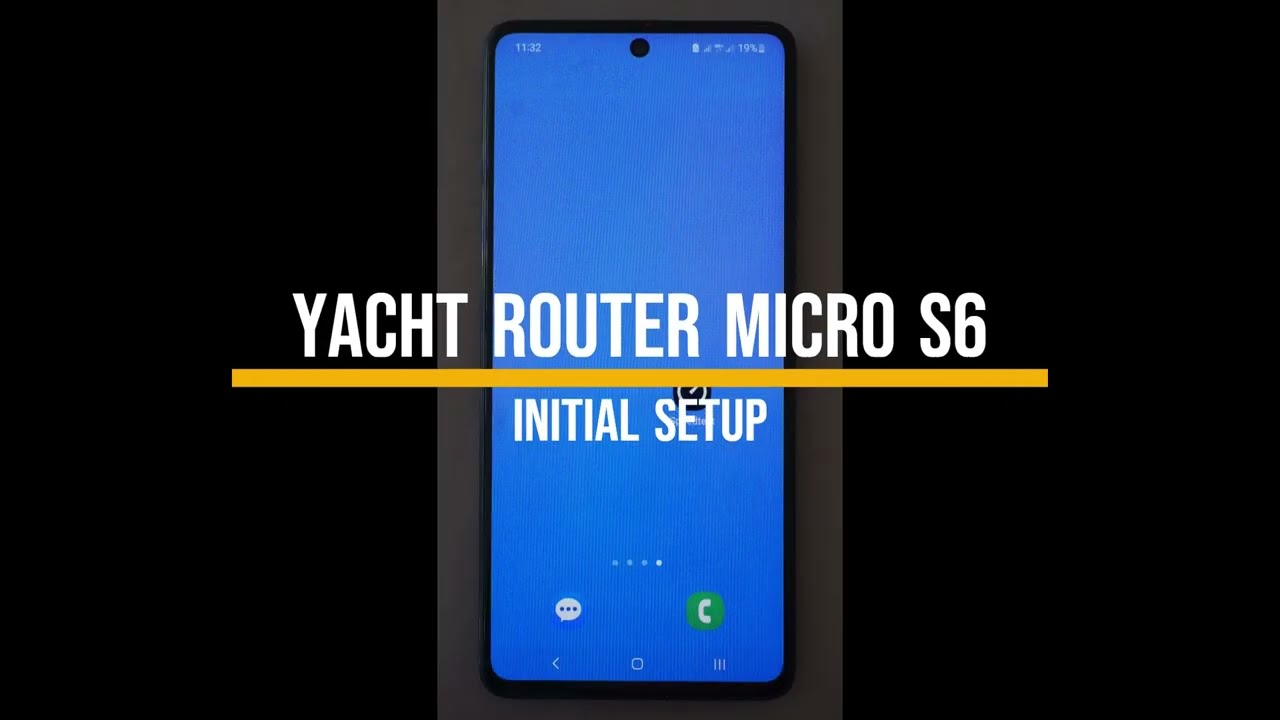 Yacht Router Micro s6 - Initial setup