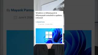 Windows 11 June Updates Released #tech #hacker #technews #cybersecurity