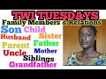 Learn Twi Language Family Members in Akan Twi Language Part 1