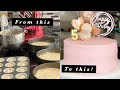 BAKE WITH ME!| VANILLA CAKE WITH MERINGUE FROSTING| PARTY PREP| satisfying and relaxing jazz music