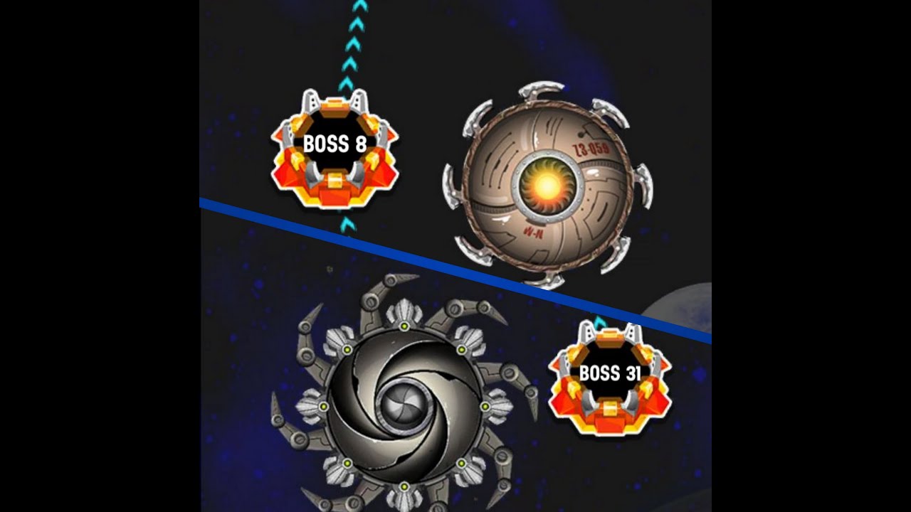 Space Shooter. Boss Evolution. Boss 8/ Boss31 - YouTube