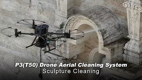 20MPa Pressure! Drone Cleaning System Restores Ancient Statue | P3(T50) Before & After