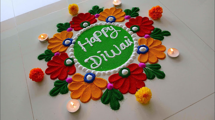 Diwali rangoli design | Festival rangoli designs 2024 | Rangoli for Diwali | Simple rangoli design