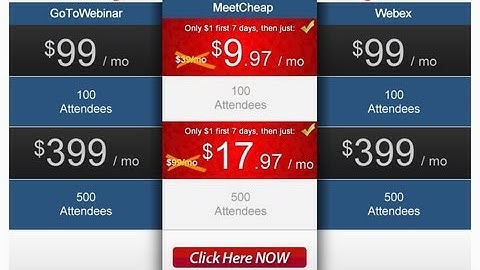 MeetCheap Live Webinars - Cheaper than GoToWebinar and WebEx