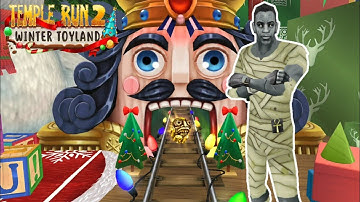 Barry Bones Mummy Running in Winter Toyland Christmas  Map Temple Run 2 YaHruDv