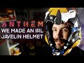 How To Make An Anthem Javelin Helmet In Real Life