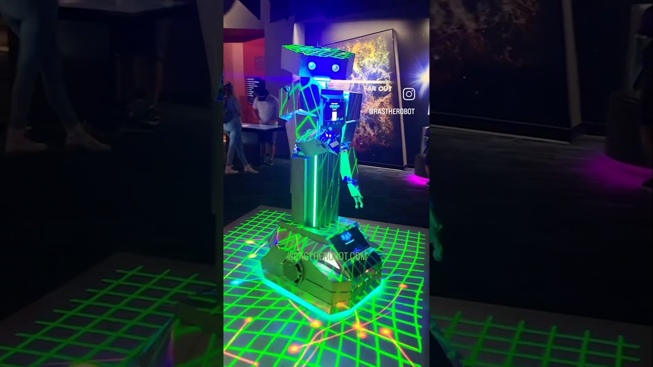 RAS THE ROBOT @ THE CLARK PLANETARIUM SLC 