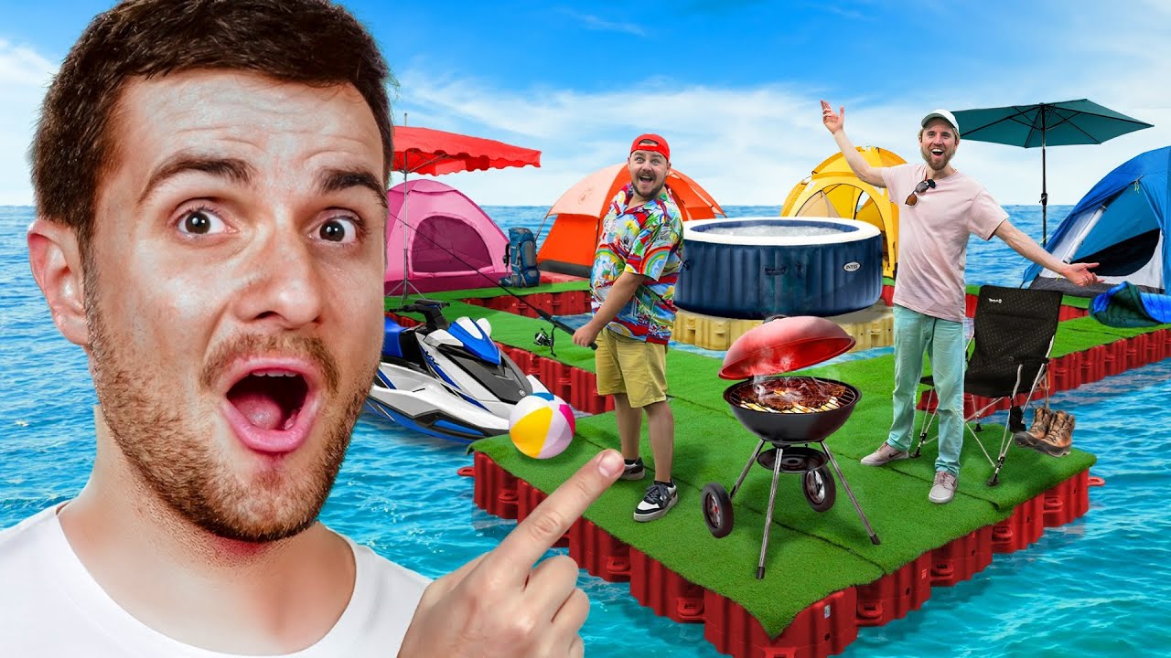 On a CONSTRUIT un CAMPING FLOTTANT ! (c'est gigantesque)