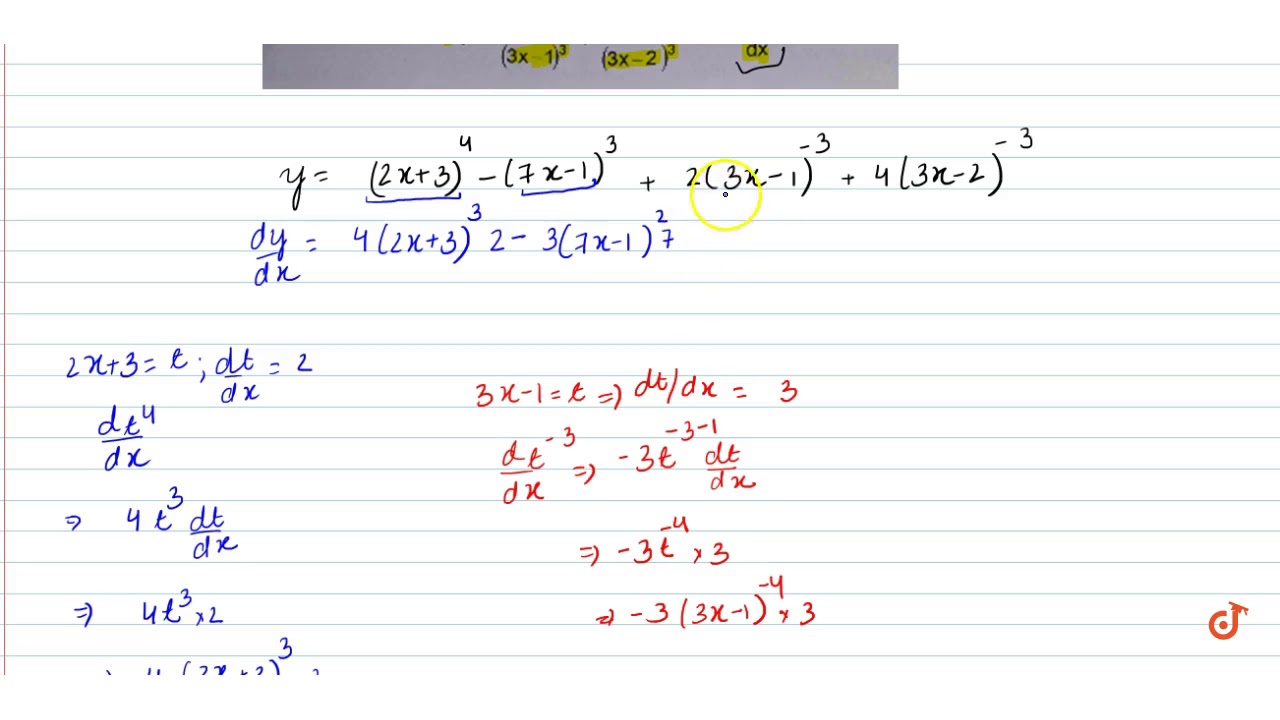 X2 y3 3. Y^2dy=x^4dx. (1+Y)DX=(X-1)dy. Dy/DX+2y/x=x^3. ((X+2))/((3x^(2)+1))DX.