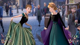 Princess Anna Coronation meets Queen Anna coronation Frozen 2